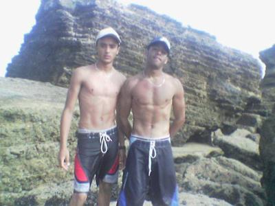 moi &eacute; mon pote driss a la plage waw manifik journ&eacute;